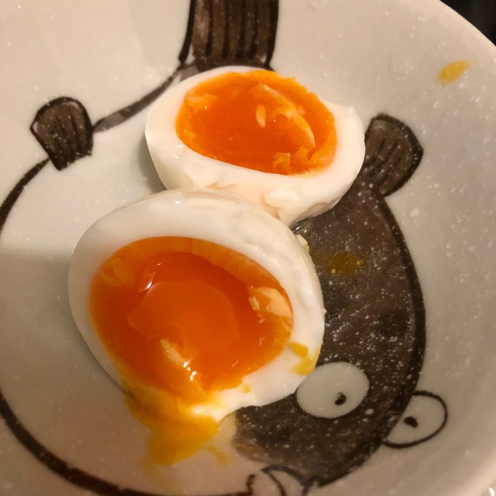 Mサイズ卵で完璧な半熟卵！